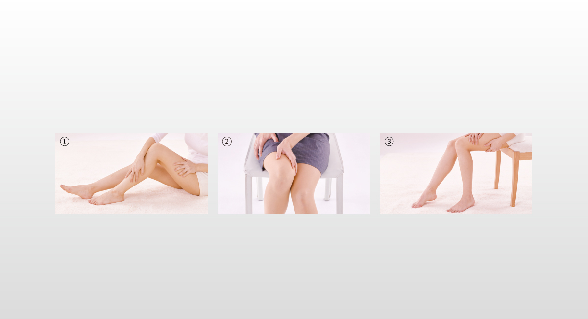 Select the spot that's troubling you for a more effective massage
