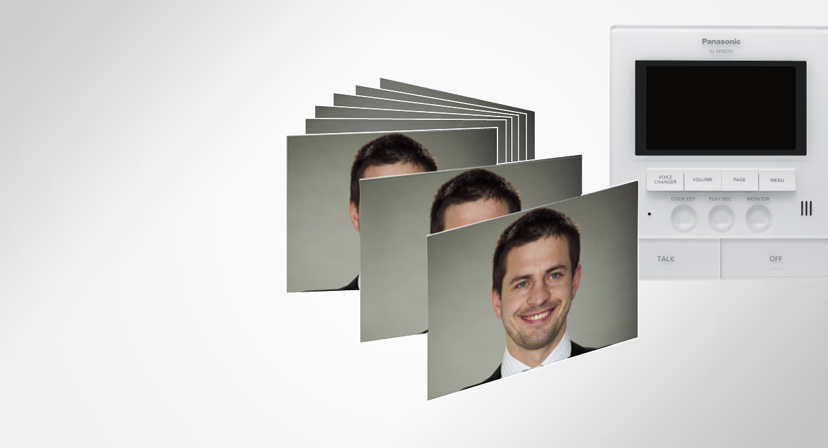 Picture Recording
(8 Consecutive recorded images each) 
