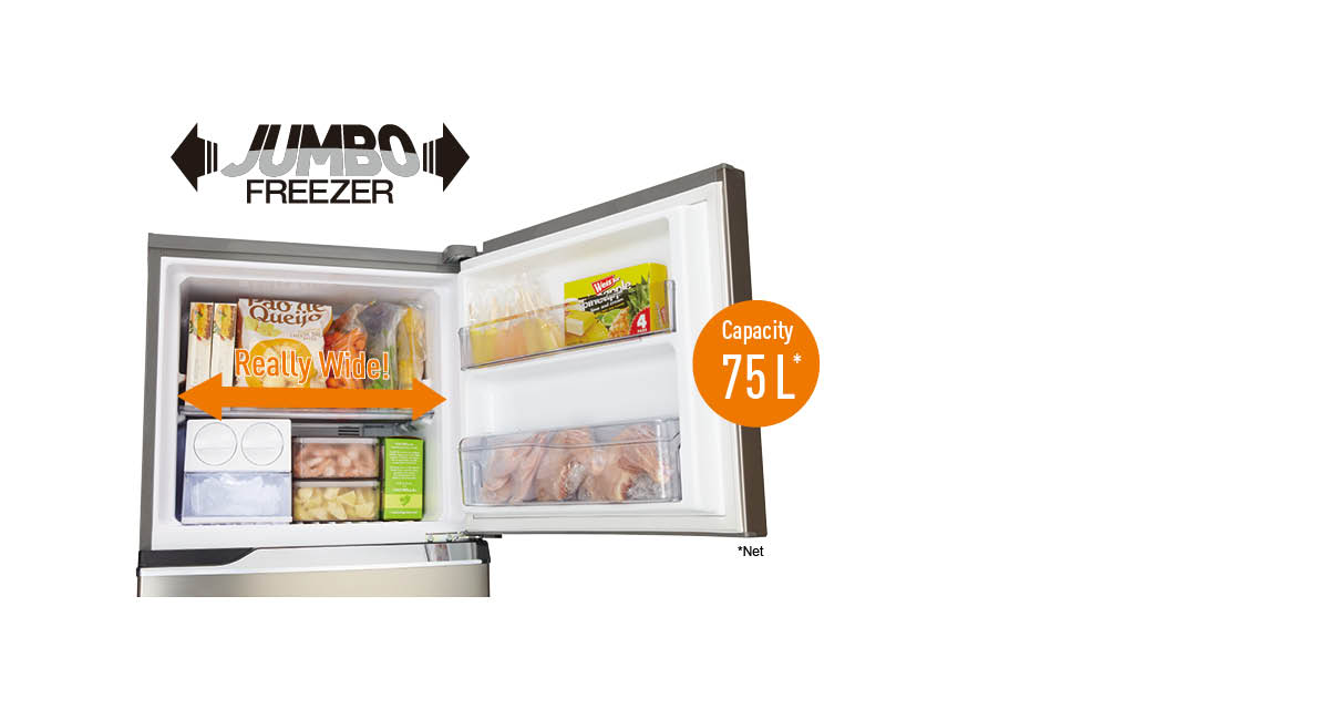 Bigger Freezer for More Items