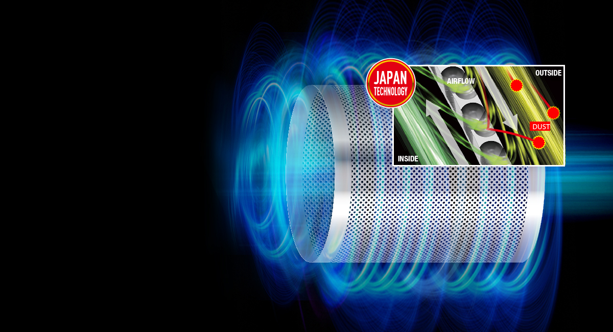 Effective Air & Dust Separation