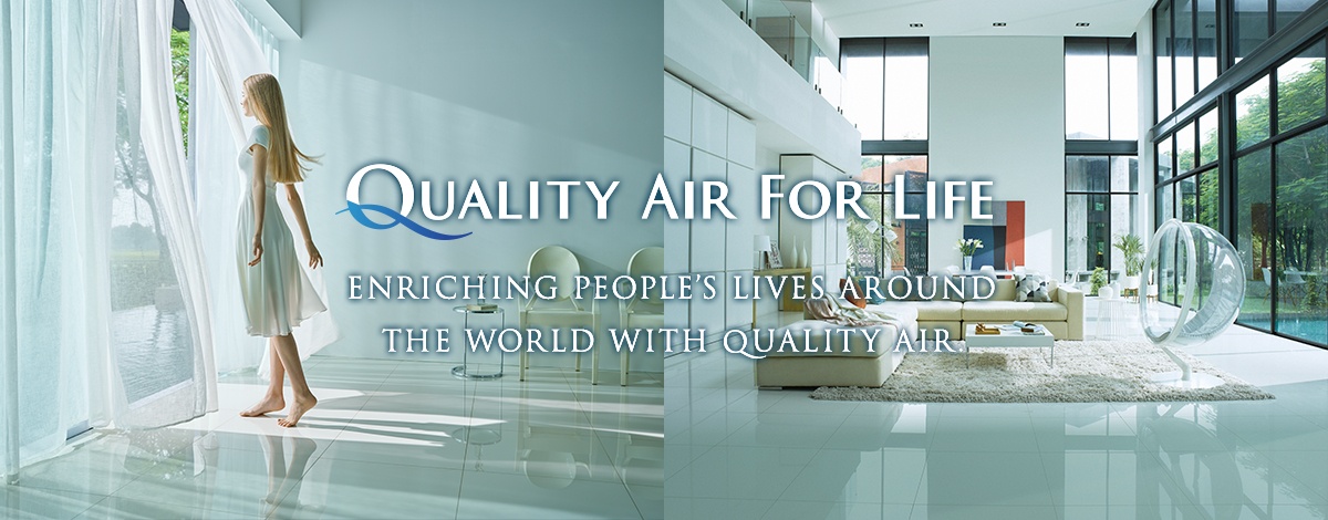 image：QUALITY AIR FOR LIFE ENRICHING PEOPLE'S LIVES AROUND THE WORLD WITH QUALITY AIR.