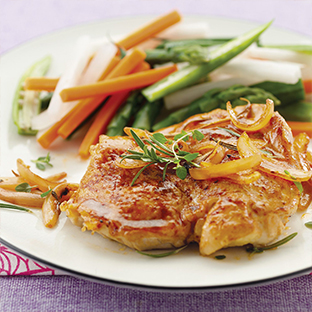 Paprika Chicken with Steamed Vegetables See more