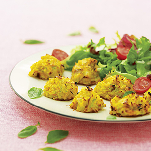 Curry Vegetable Fritters See more