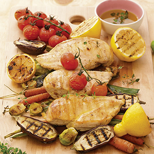 Marinated Tender Chicken Breast & Vegetables See more