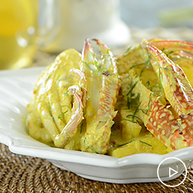 Crabs and Pineapples in Coconut Milk See more