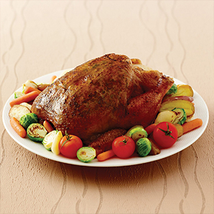 Roast Chicken with Honey Glaze See more