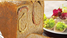 Wholemeal Turkey Ham and Cheese Loaf