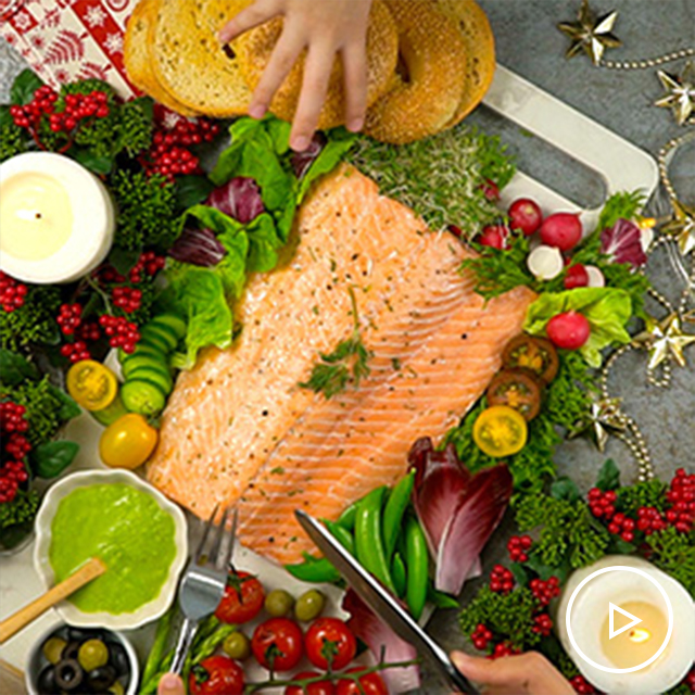 Christmas Smoked Salmon Platter See more