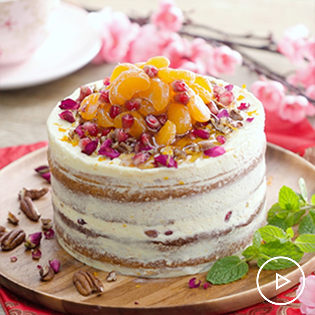 Mandarin Orange Almond Cake See more