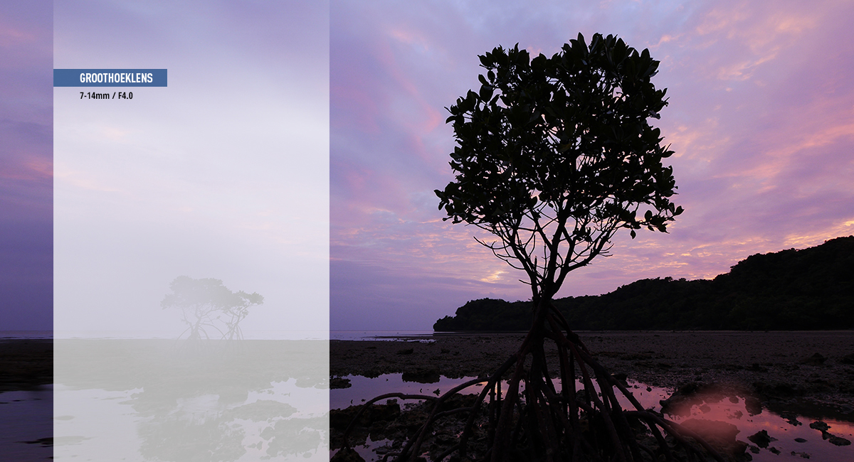 Ideaal voor landschappen