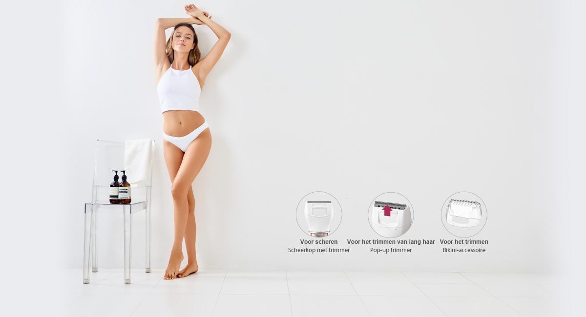 Voor scheren, trimmen van lang haar of verminderen van haarvolume