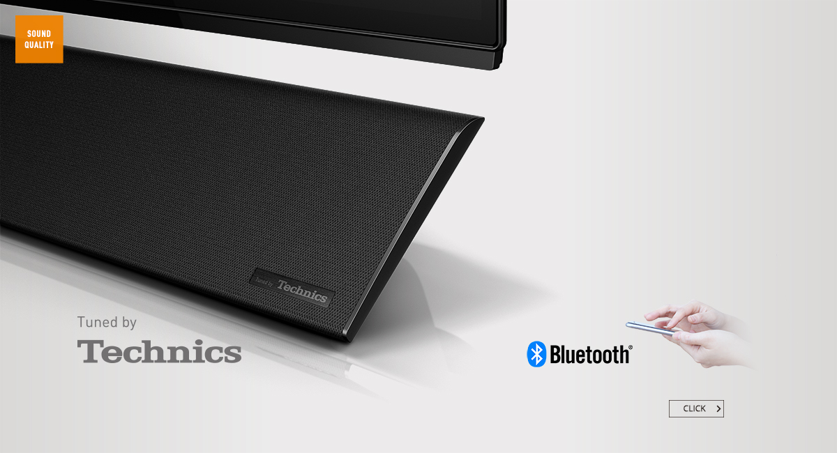 Dynamic Blade Speaker –
Tuned by Technics