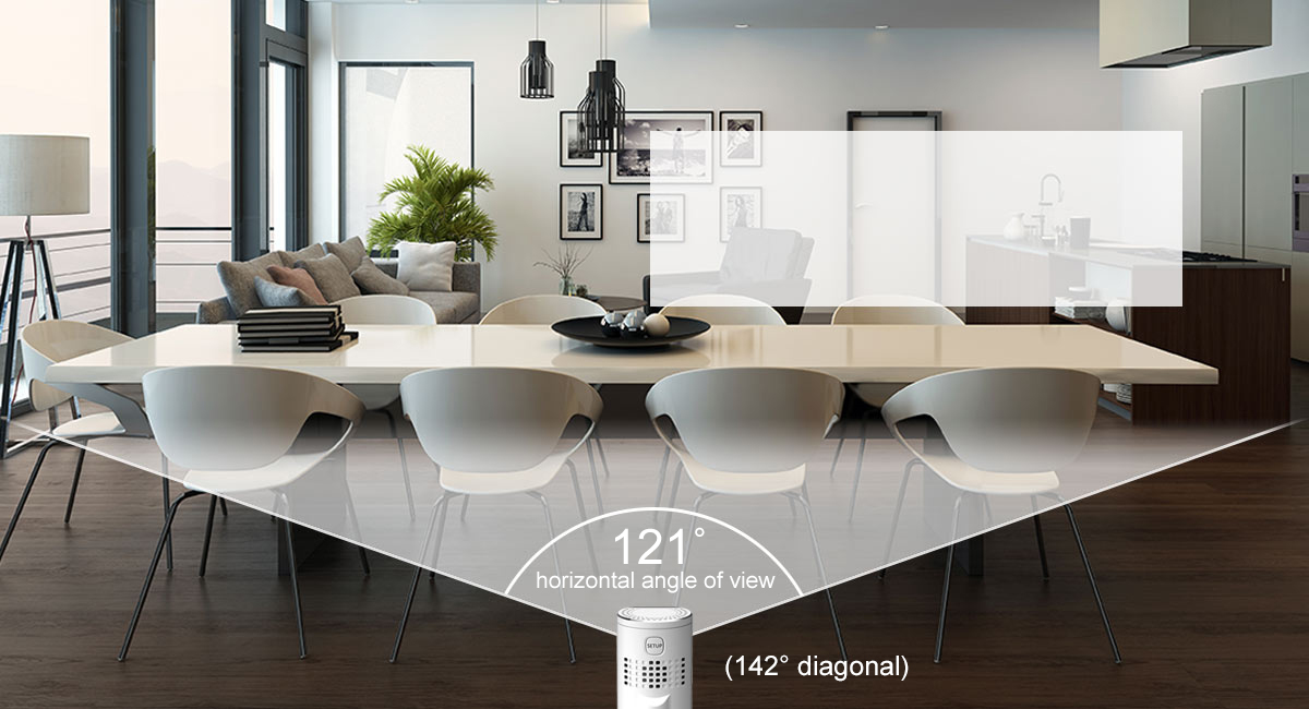 Wide Angle, Large Room View