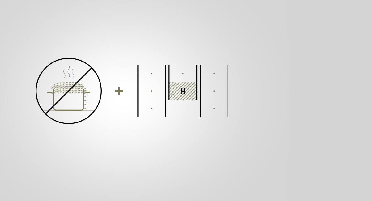 H for hot - protection from overheating and residual heat