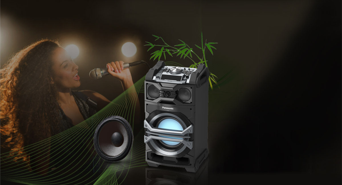 Plays clear, distortion-free vocals