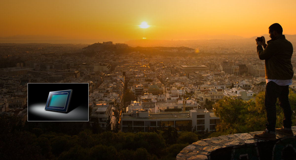 Capture day & night – 1-inch large High Sensitivity MOS Sensor