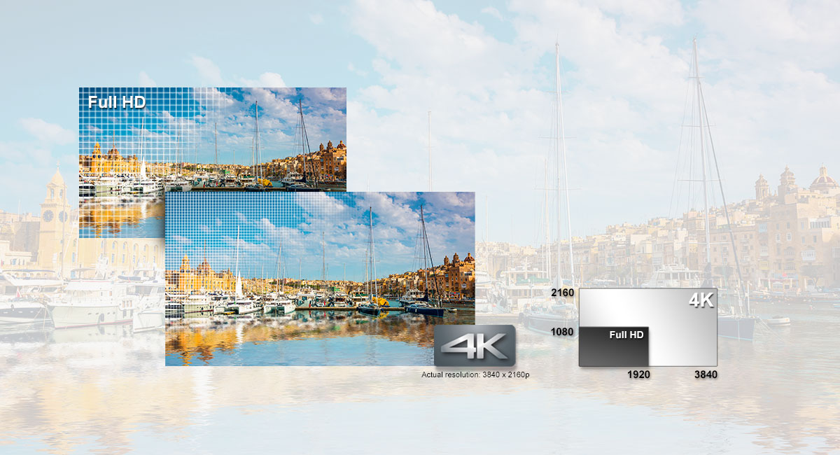 4K Video.
Life in Vivid Detail