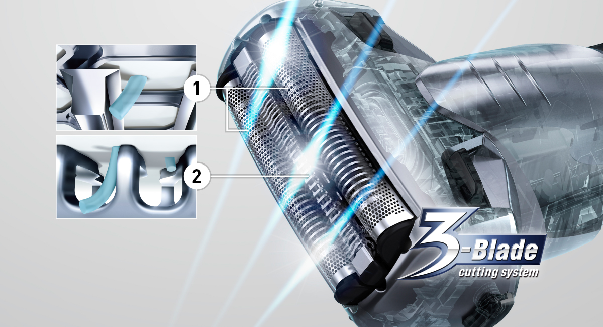 3-blade cutting system