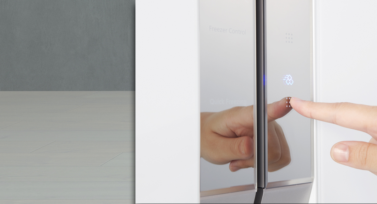 Easy-control touch panel for optimal performance