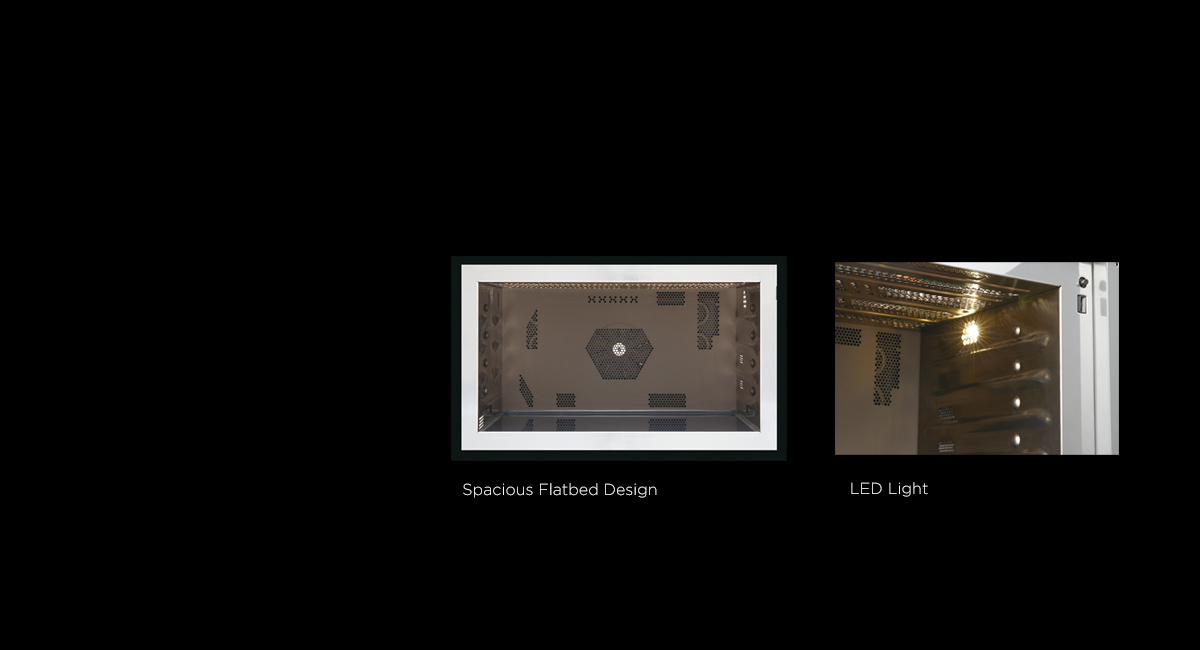 Spacious, easy-to-clean, with excellent visibility