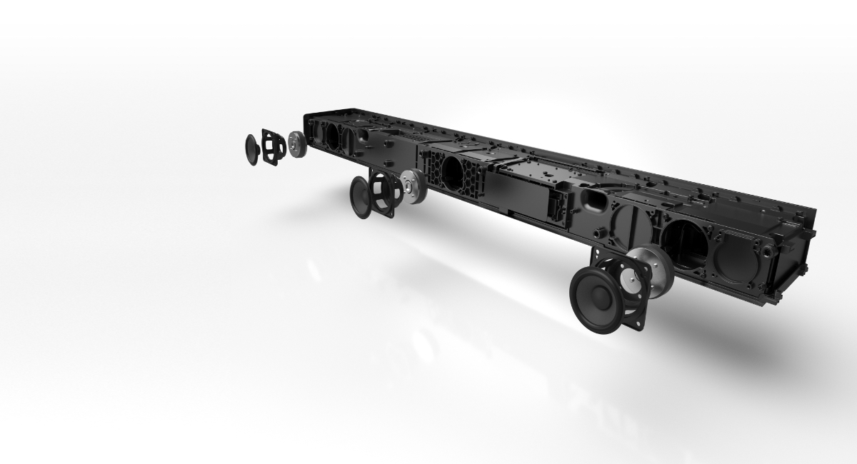 High-quality speakers
for immersive sound