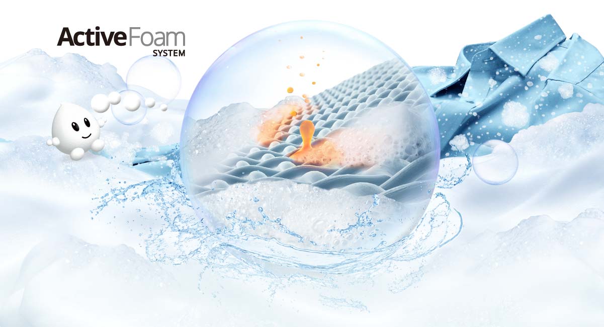 Lifts Stains Away with Fine Foam