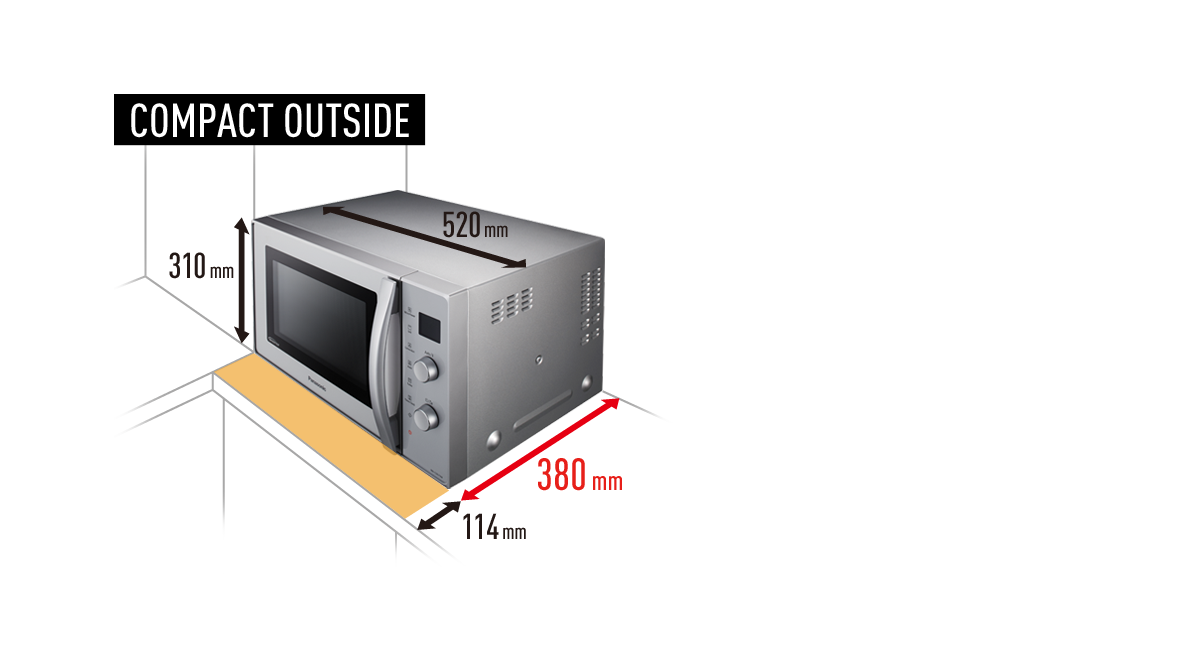 20 % mer plats på diskbänken tack vare konstruktion med toppfläkt