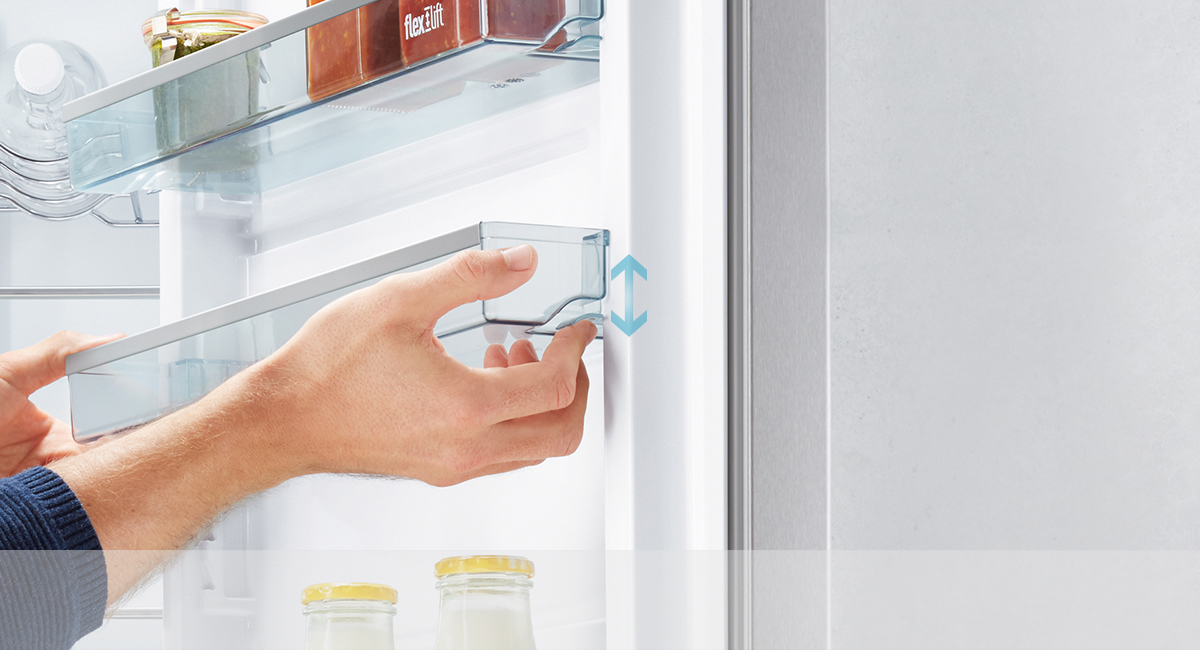 Dörrfacken är lätta att justera.
