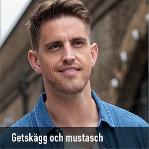 Getskägg och mustasch