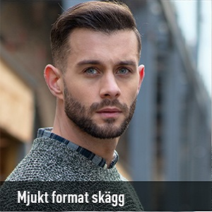 Mjukt format skägg
