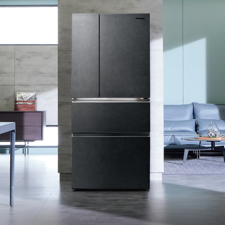 無邊框岩板玻璃電冰箱