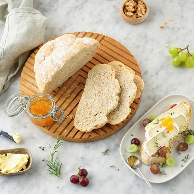 Crusty French Bread with Rosemary and Thyme See more