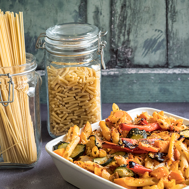 Delicious Roasted Vegetable Pasta Bake Recipe See more