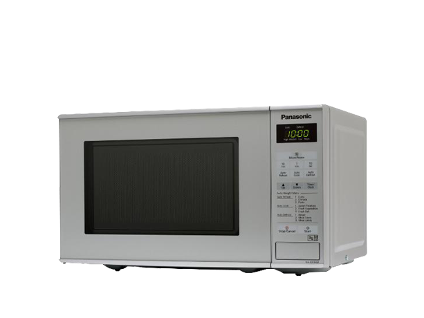 Compact Silver Microwave Oven NN-E281MMBPQ