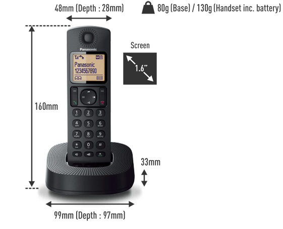 Telephone KX-TGC320E