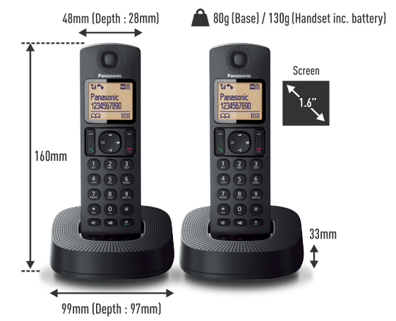 Telephone KX-TGC322E