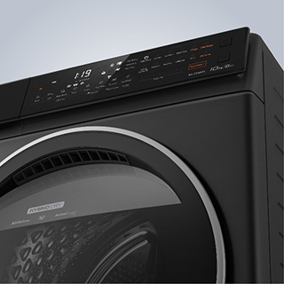 THIẾT KẾ CỬA MÁY GIẶT ĐỘC ĐÁO VÀ BẢNG ĐIỀU KHIỂN CẢM ỨNG HIỆN ĐẠI