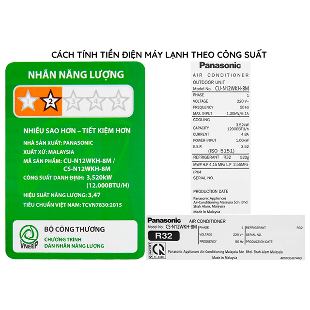 Cách Tính Tiền Điện Dựa Theo Công Suất Điều Hòa See more