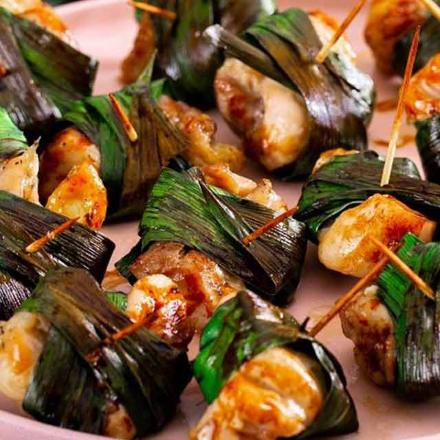 Gà nướng lá nếp See more