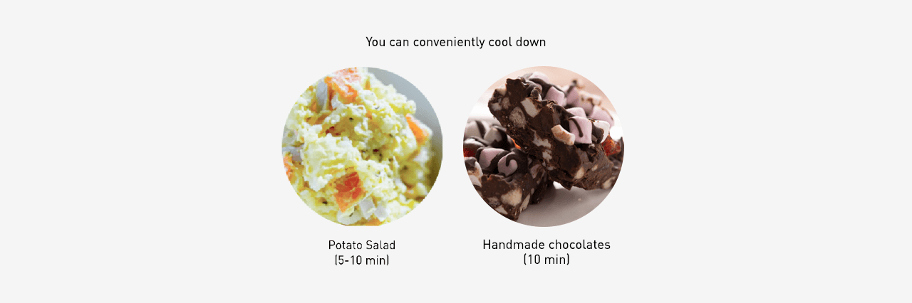 You can conveniently cool down