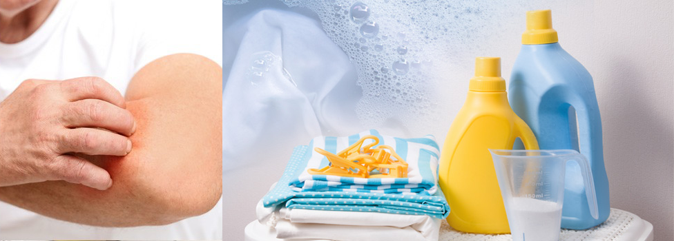 画像：皮膚バリア機能低下の原因 毎日のシャンプー 洗濯洗剤 メイク用品