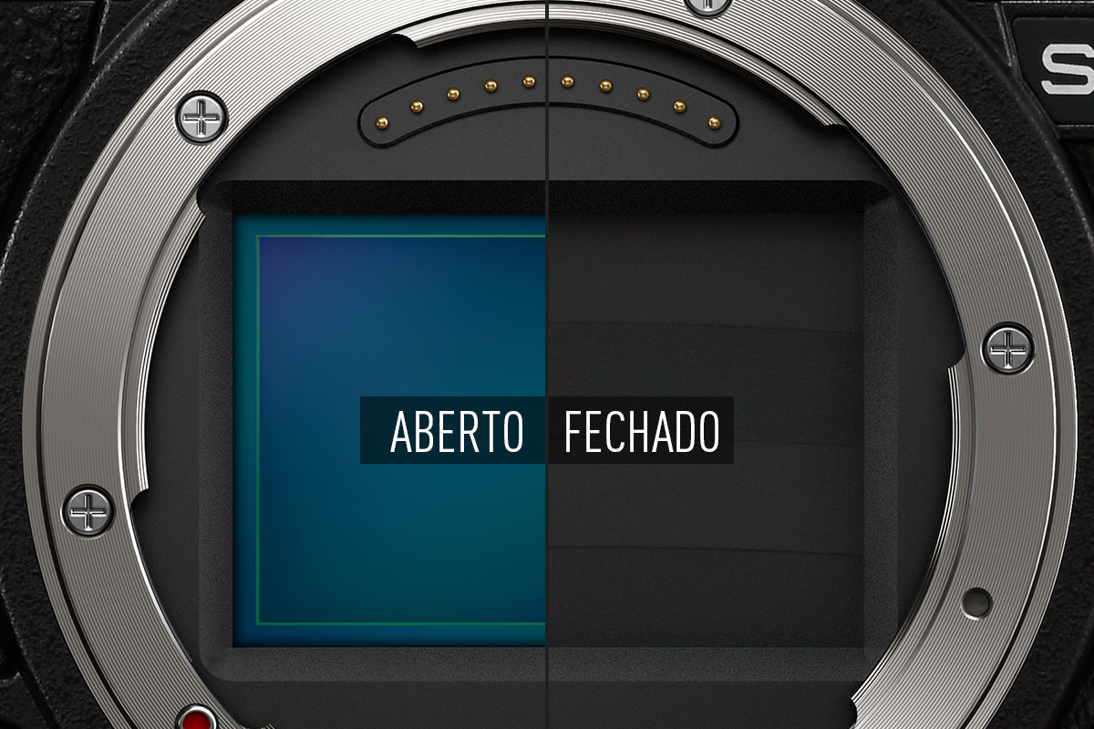 Evita a acumulação de poeira no sensor