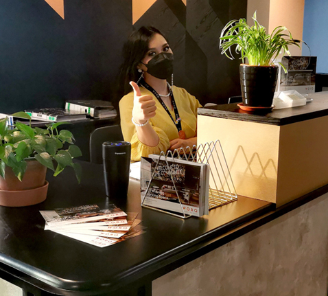 Improving air quality in working space with nanoe™ X technology