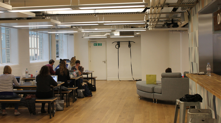 An image of an interior of Heal's Building