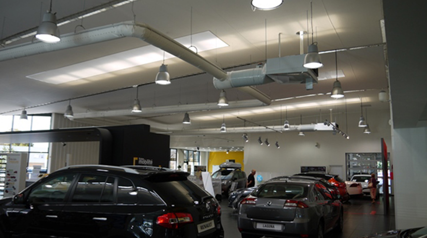 An image of Renault-Nissan dealer interior