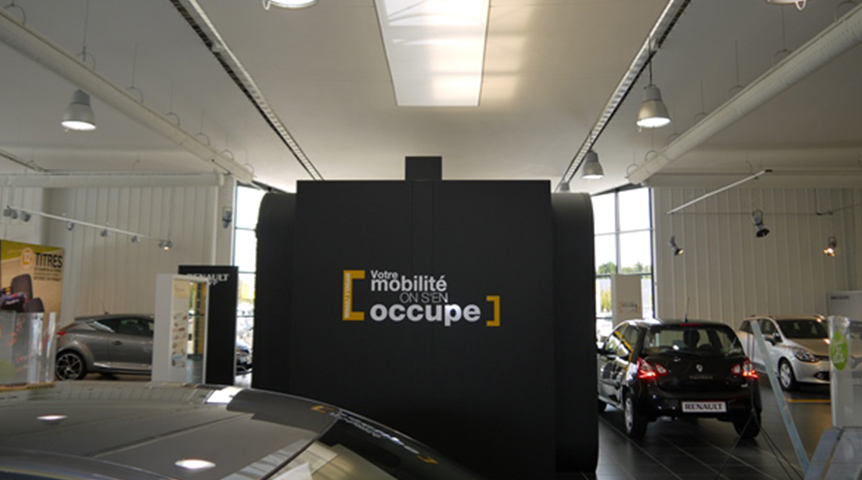 An image of Renault-Nissan dealer interior