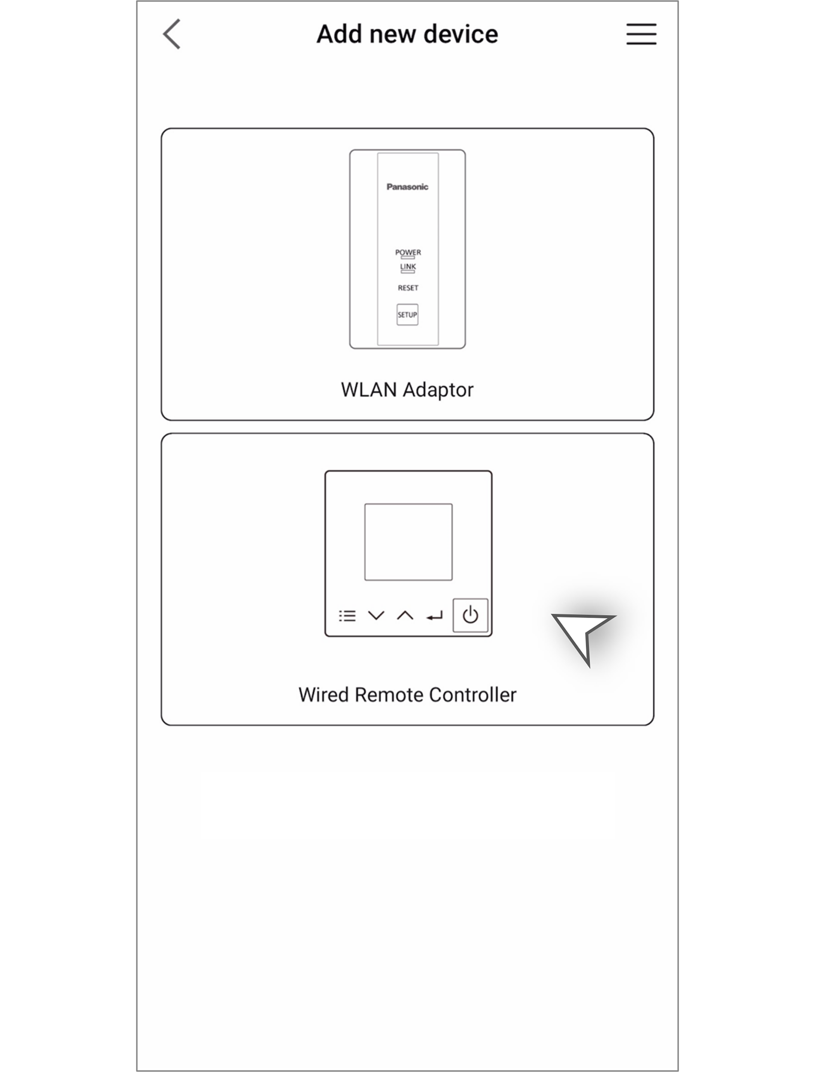 Add New User (Wired Remote Controller)
