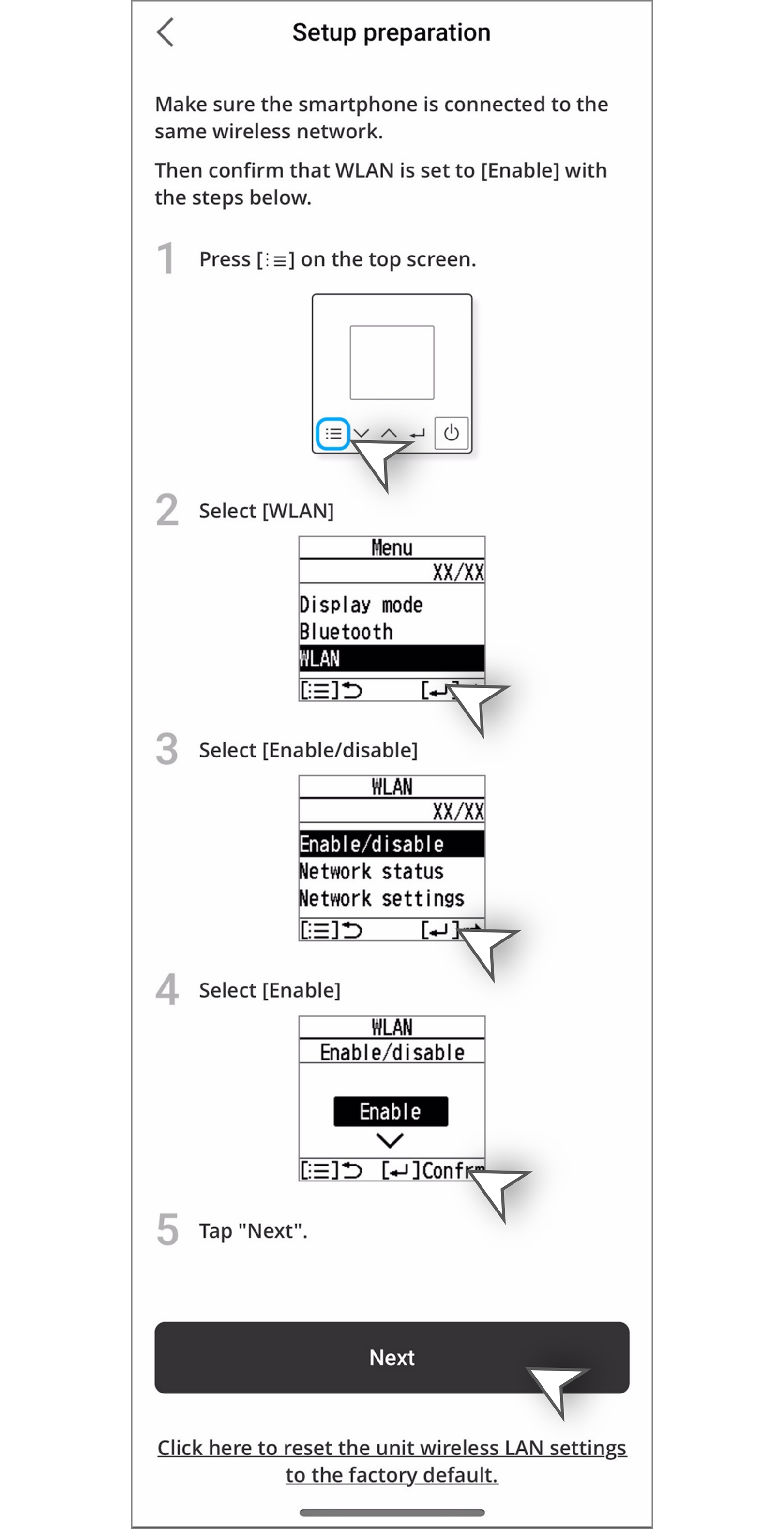 Add New User (Wired Remote Controller)