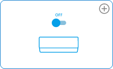 Ícono de un equipo de aire acondicionado apagado