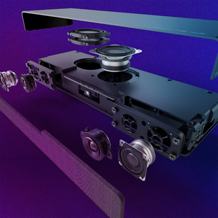 Product picture of the wearable gaming Speaker SC-GN01